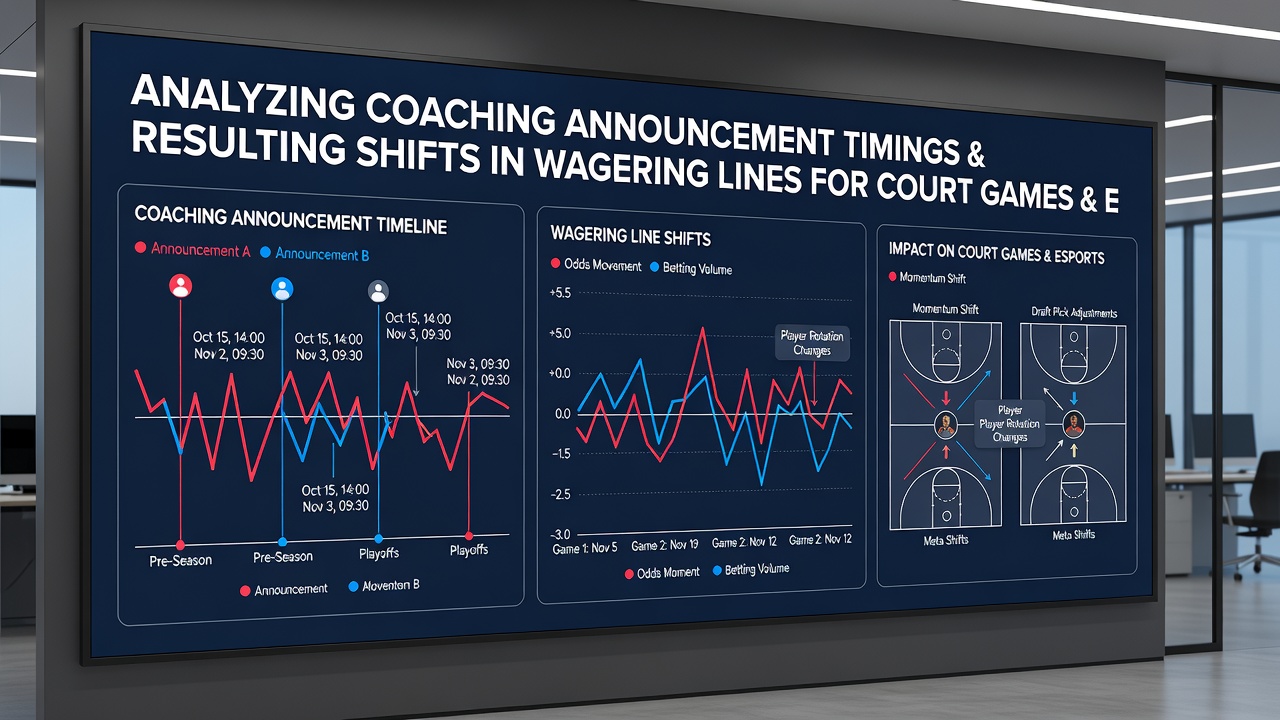 Grafik veranschaulicht Quotenverschiebungen nach Trainerwechseln in Pferderennen und Basketball