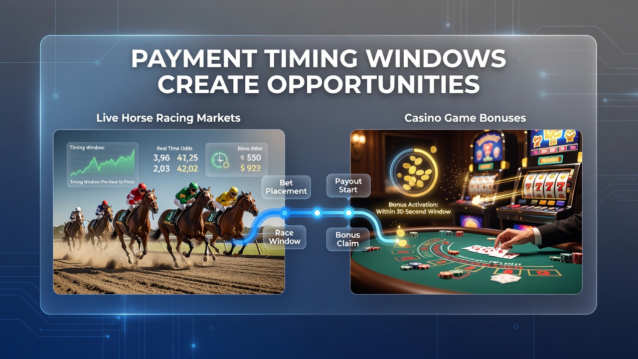 Chancen durch Zahlungsfenster in Casino-Spielen und Pferderennen