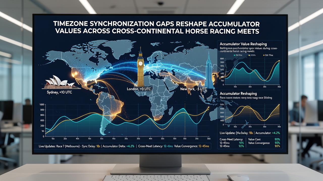 Illustration von Synchronisationsproblemen in Wettakkumulatoren bei internationalen Sportevents